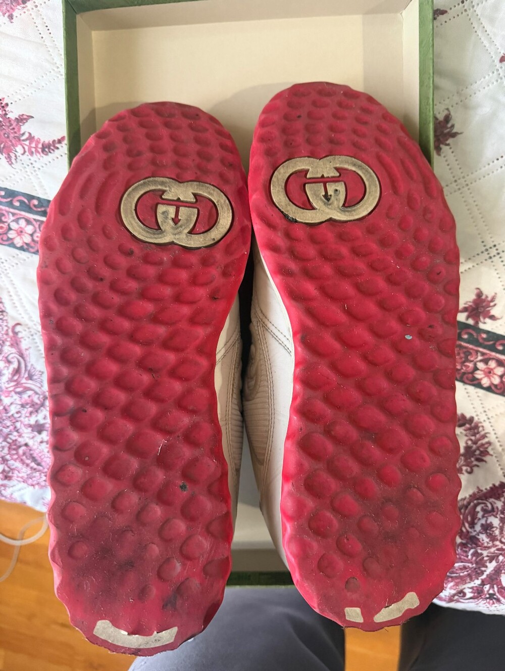Gucci Double G Embroided Mens Sneakers